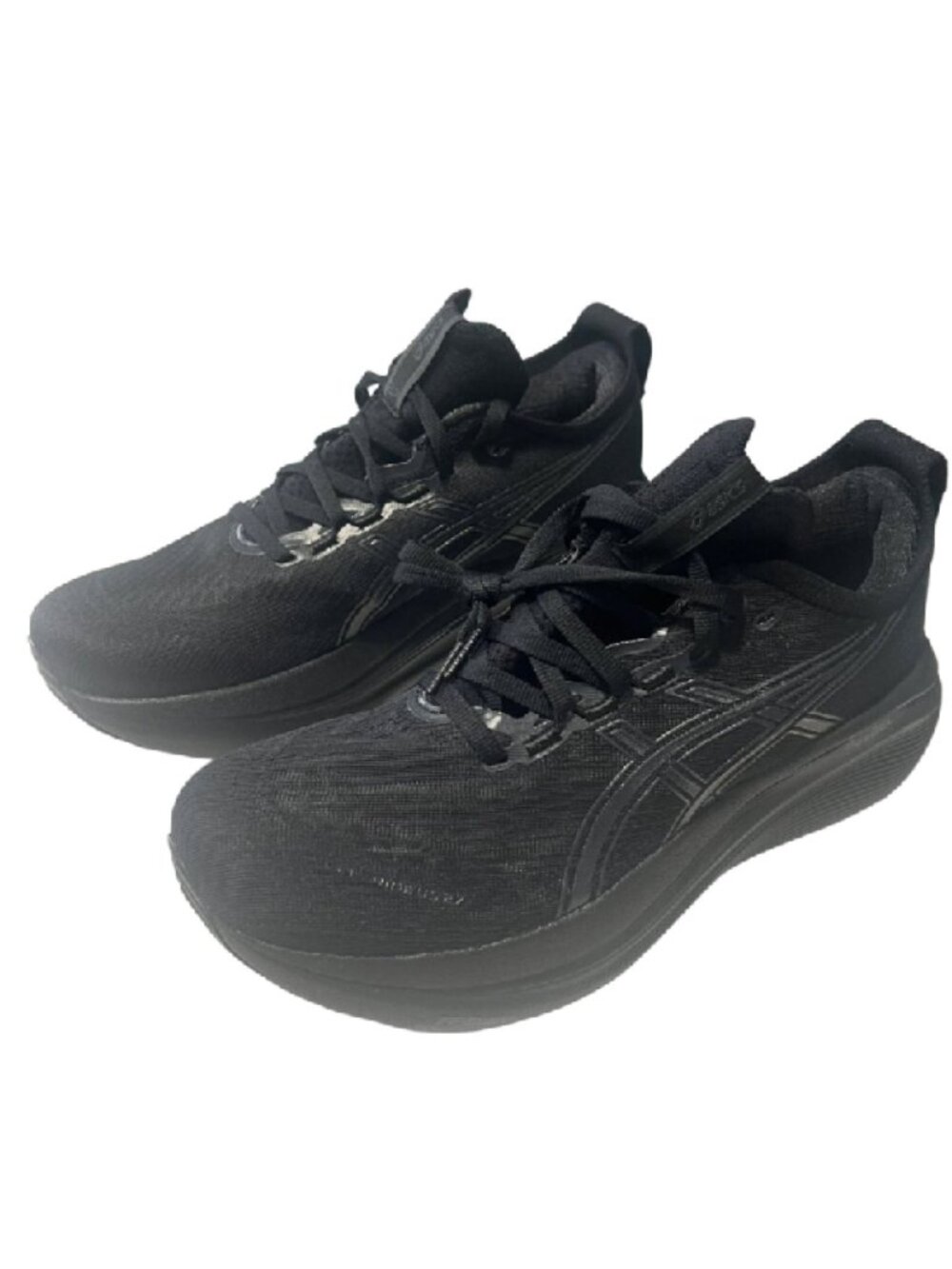 ASICS Men’s GEL Nimbus 27 Black Running Shoes Size 7 New